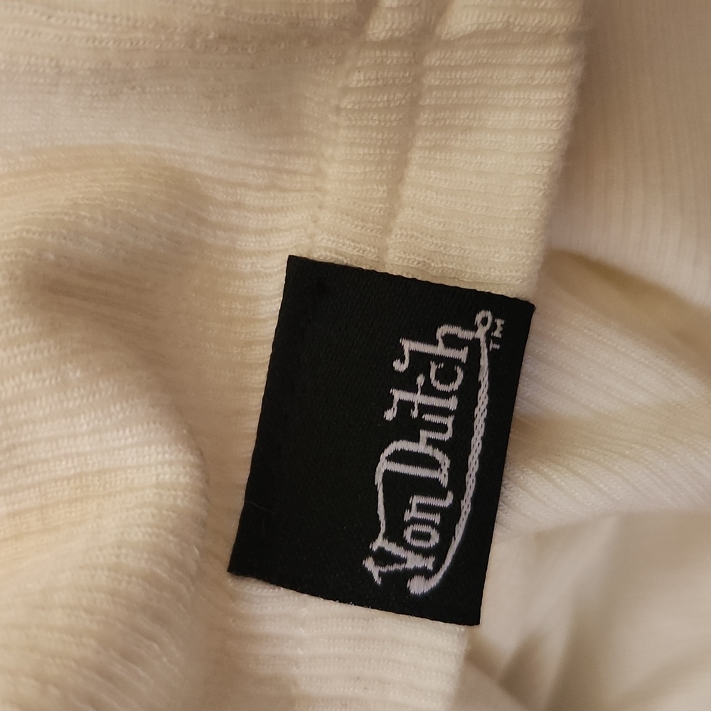 Von Dutch White Tank with Black Trim - Picture 9 of 9